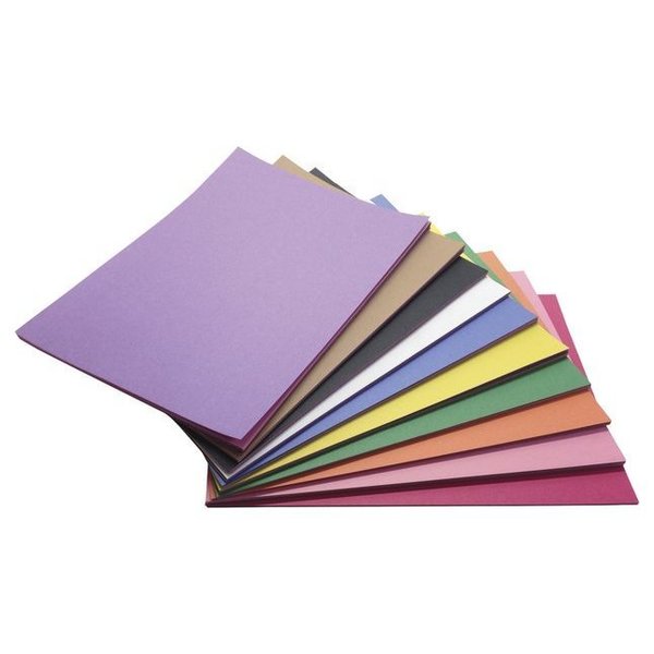 Childcraft Construction Paper, 9 x 12 Inches, Assorted Colors, 500 Sheets PK CP09AS-SS